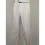 Men Silversilk 2pc Walking Leisure Matching Suit Italian Woven Knits 71003 White - J.Valintin Men's Wear Legend - 71003 - White - M