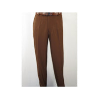 Men Silversilk 2pc walking leisure suit Italian woven knits 3115 Brown Beige - J.Valintin Men's Wear Legend - 95671