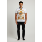 Men Sports Polo Shirt MIZUMI Black Edition Soft Micro Poly Fashion 56295-A Multi