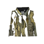 Men Sports Shirt by DE - NIKO Long Sleeves Fashion Print Modal Nk20188 White Olive - J.Valintin Men's Wear Legend - 99395