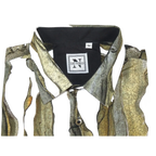 Men Sports Shirt by DE - NIKO Long Sleeves Fashion Print Modal Nk20188 White Olive - J.Valintin Men's Wear Legend - 99395