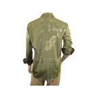 Men Sports Shirt by DE - NIKO Long Sleeves Fashion Print Soft Modal 2F008 Olive - J.Valintin Men's Wear Legend - 99359