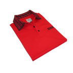 Men Sports Shirt DE - NIKO Short Sleeves Cotton Fashion Polo Shirt DBK109 Red - J.Valintin Men's Wear Legend - 99317