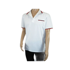 Men Sports Shirt DE - NIKO Short Sleeves Cotton Fashion Polo Shirt DBK113 White - J.Valintin Men's Wear Legend - 99353