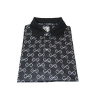 Men Sports Shirt DE - NIKO Short Sleeves Soft Modal Fashion Polo Shirt G1121 Black - J.Valintin Men's Wear Legend - 100199