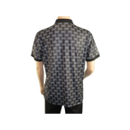 Men Sports Shirt DE - NIKO Short Sleeves Soft Modal Fashion Polo Shirt G1121 Black - J.Valintin Men's Wear Legend - 100199