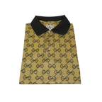 Men Sports Shirt DE - NIKO Short Sleeves Soft Modal Fashion Polo Shirt G1121 Gold - J.Valintin Men's Wear Legend - 100193