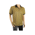 Men Sports Shirt DE - NIKO Short Sleeves Soft Modal Fashion Polo Shirt G1121 Gold - J.Valintin Men's Wear Legend - 100193