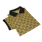 Men Sports Shirt DE - NIKO Short Sleeves Soft Modal Fashion Polo Shirt G1121 Gold - J.Valintin Men's Wear Legend - 100193