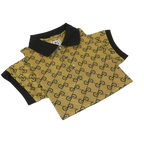 Men Sports Shirt DE - NIKO Short Sleeves Soft Modal Fashion Polo Shirt G1121 Gold - J.Valintin Men's Wear Legend - 100193