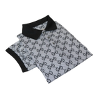 Men Sports Shirt DE - NIKO Short Sleeves Soft Modal Fashion Polo Shirt G1121 Gray - J.Valintin Men's Wear Legend - 100187