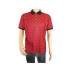 Men Sports Shirt DE - NIKO Short Sleeves Soft Modal Fashion Polo Shirt G1121 Red - J.Valintin Men's Wear Legend - 100181