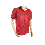 Men Sports Shirt DE - NIKO Short Sleeves Soft Modal Fashion Polo Shirt G1121 Red - J.Valintin Men's Wear Legend - 100181