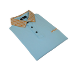 Men Sports Shirt PAZO by DE - NIKO Short Sleeves Cotton Polo Shirt DBK2303 Blue - J.Valintin Men's Wear Legend - 100628