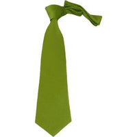 Men Stacy Adams Neck tie Hanky Set Business Formal Solid Satin S8 Apple Green - J.Valintin Men's Wear Legend - 24784