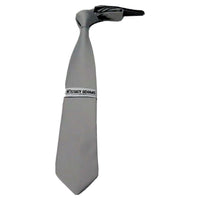 Men Stacy Adams Tie Hankie Solid Satin Silky 322 H Silver Gray - J.Valintin Men's Wear Legend - 31509