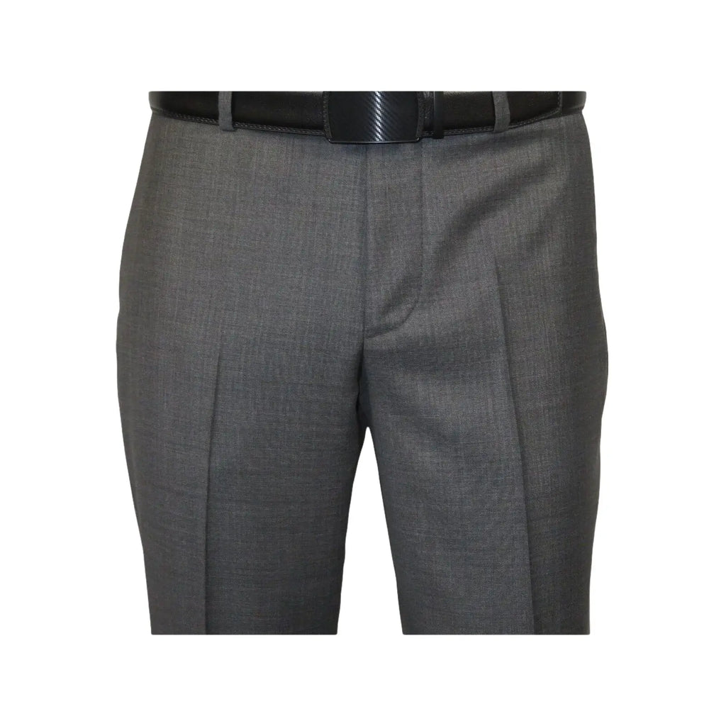 Men Suit BERLUSCONI Turkey 100% Italian Wool Super 180's 3pc Vested #Ber12 Gray - J.Valintin Men's Wear Legend - 98552