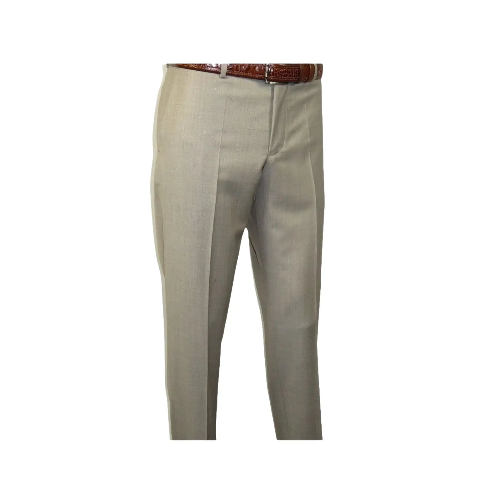 Men Suit BERLUSCONI Turkey 100% Italian Wool Super 180's 3pc Vested #Ber13 Beige - J.Valintin Men's Wear Legend - 98559
