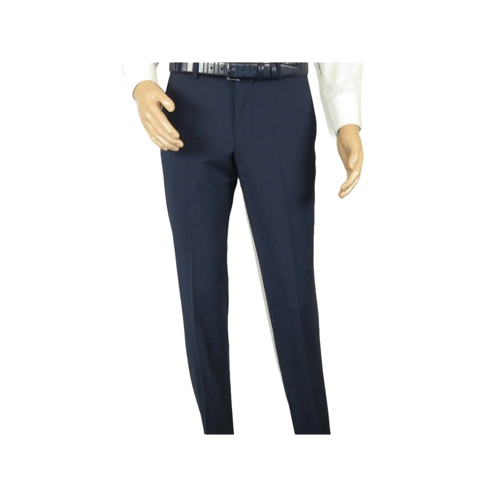 Men Suit BERLUSCONI Turkey 100% Italian Wool Super 180's 3pc Vested #Ber20 Navy - J.Valintin Men's Wear Legend - 98608