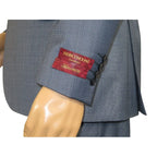 Men Suit BERLUSCONI Turkey 100% Italian Wool Super 180's 3pc Vested #Ber4 Navy - J.Valintin Men's Wear Legend - 98496