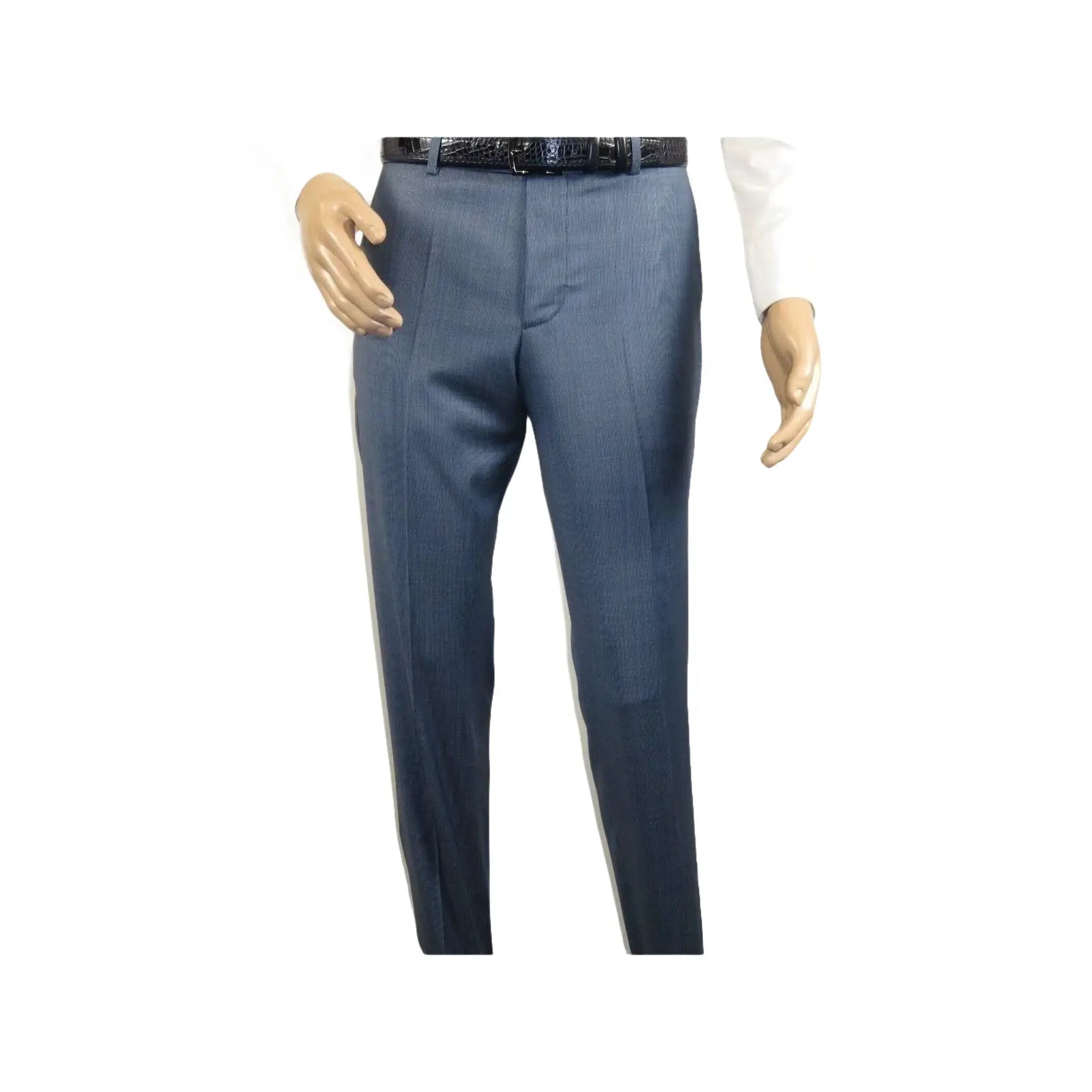 Men Suit BERLUSCONI Turkey 100% Italian Wool Super 180's 3pc Vested #Ber4 Navy - J.Valintin Men's Wear Legend - 98496
