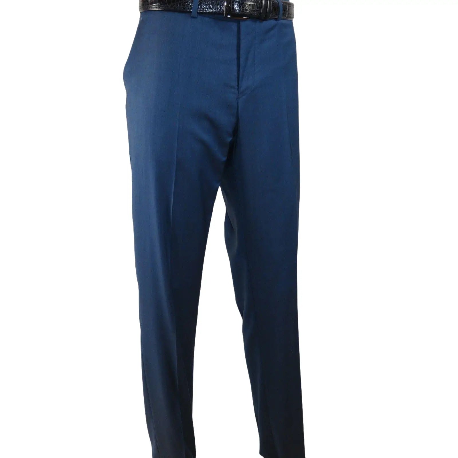 Men Suit BERLUSCONI Turkey 100% Italian Wool Super 180's 3pc Vested #Ber40 Blue - J.Valintin Men's Wear Legend - 99838