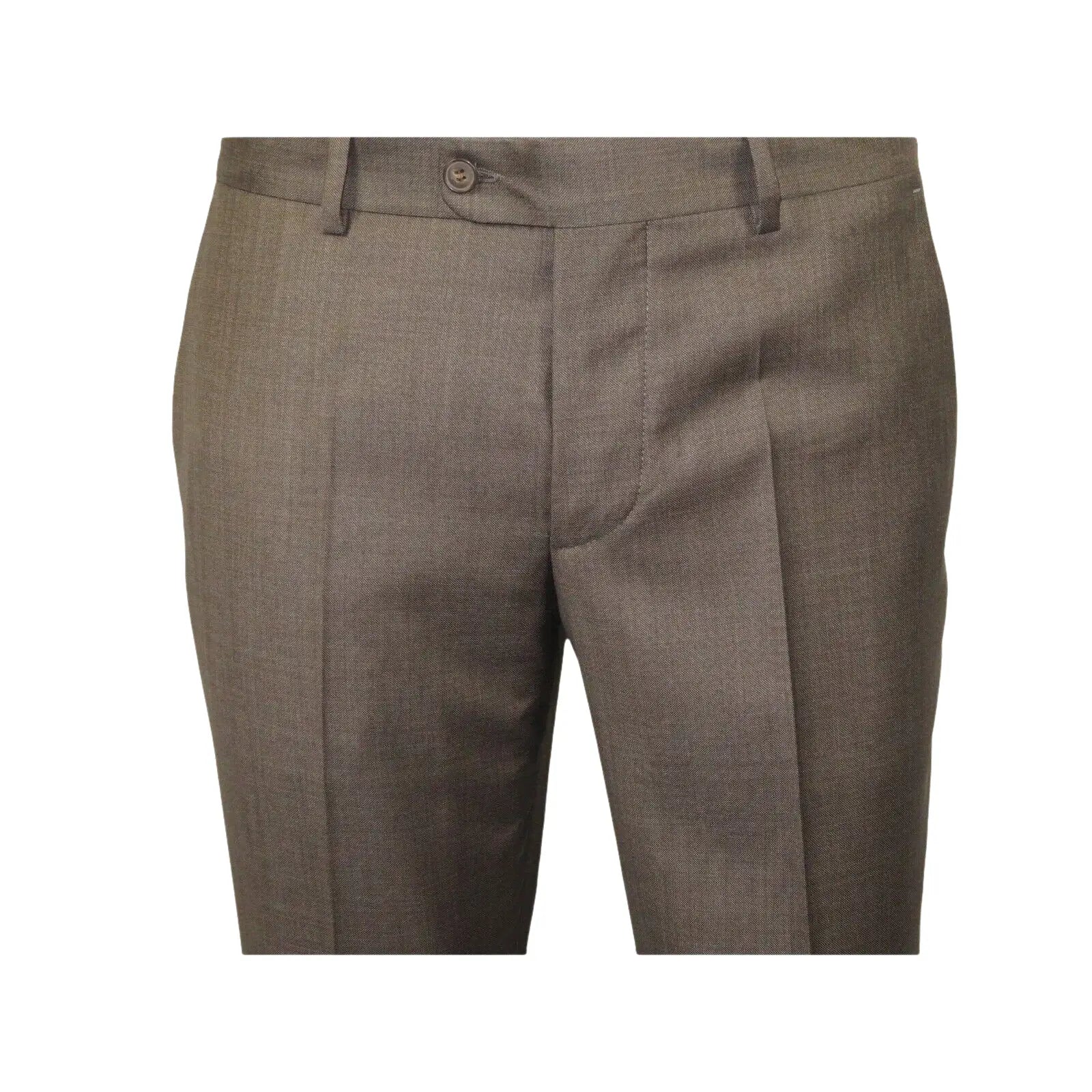 Men Suit BERLUSCONI Turkey 100% Italian Wool Super 180's 3pc Vested #Ber6 Brown - J.Valintin Men's Wear Legend - 98510
