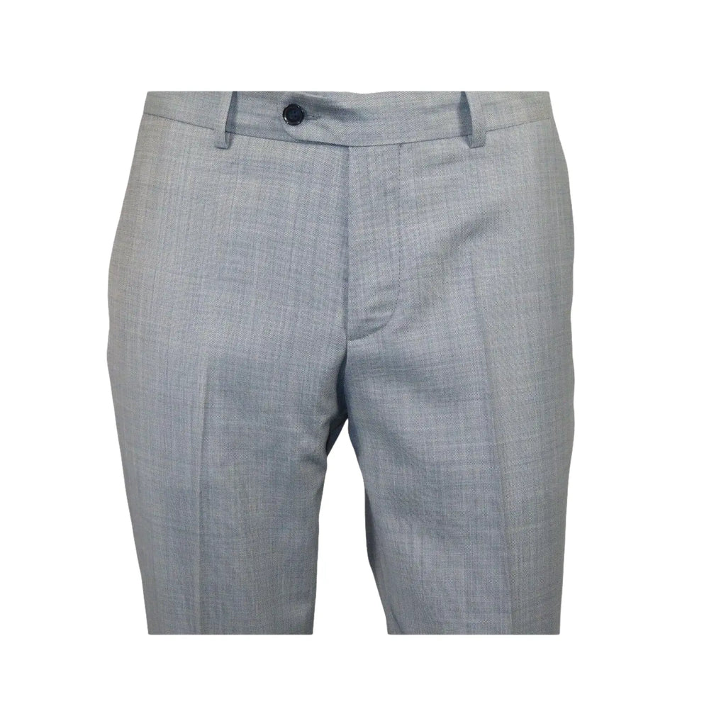 Men Suit BERLUSCONI Turkey 100% Italian Wool Super 180's 3pc Vested #Ber8 Gray - J.Valintin Men's Wear Legend - 98524