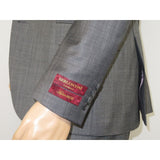 Men Suit BERLUSCONI Turkey 100% Italian Wool Super 180's 3pc Vested #Ber9 gray - J.Valintin Men's Wear Legend - 98531