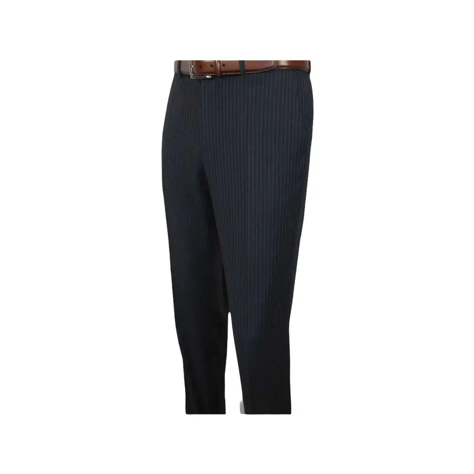 Men Suit BERLUSCONI Turkey 100% Italian Wool Super 180's #Ber29 Navy Blue Stripe - J.Valintin Men's Wear Legend - 100963