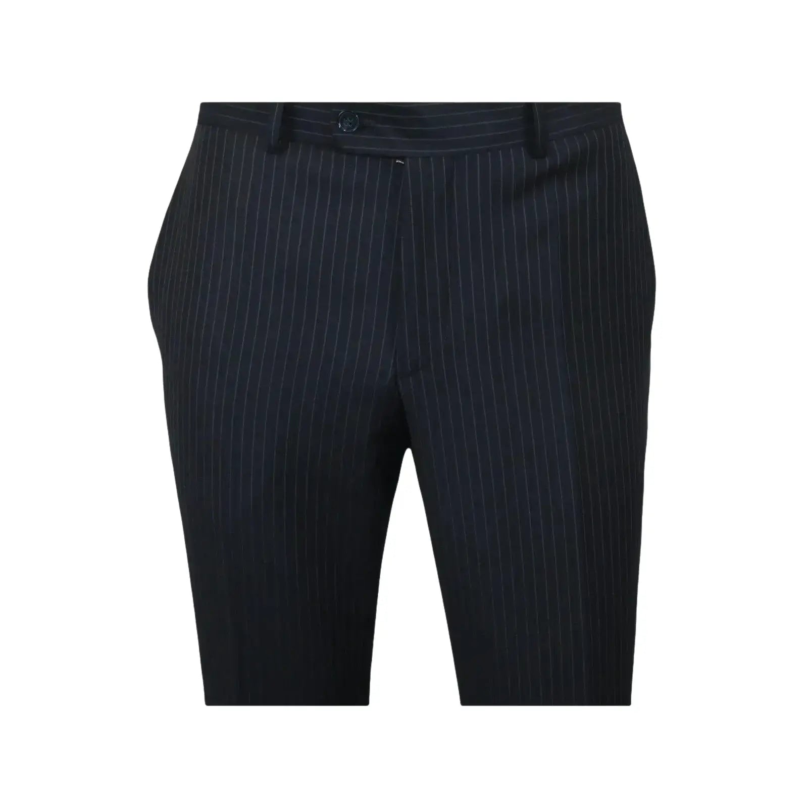 Men Suit BERLUSCONI Turkey 100% Italian Wool Super 180's #Ber29 Navy Blue Stripe - J.Valintin Men's Wear Legend - 100963
