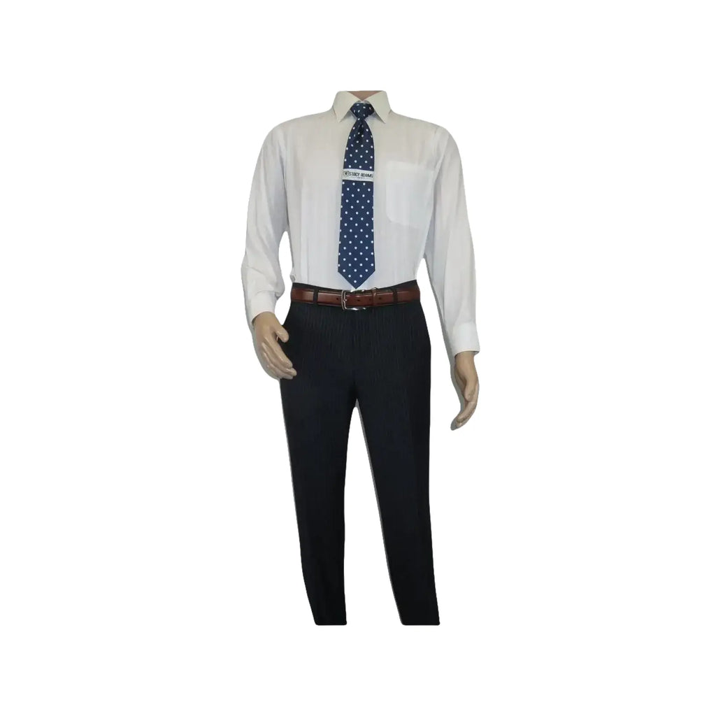 Men Suit BERLUSCONI Turkey 100% Italian Wool Super 180's #Ber29 Navy Blue Stripe - J.Valintin Men's Wear Legend - 100963
