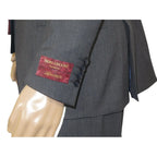 Men Suit BERLUSCONI Turkey 100% Italian Wool Super 180's Vested #Ber15 Charcoal - J.Valintin Men's Wear Legend - 98573