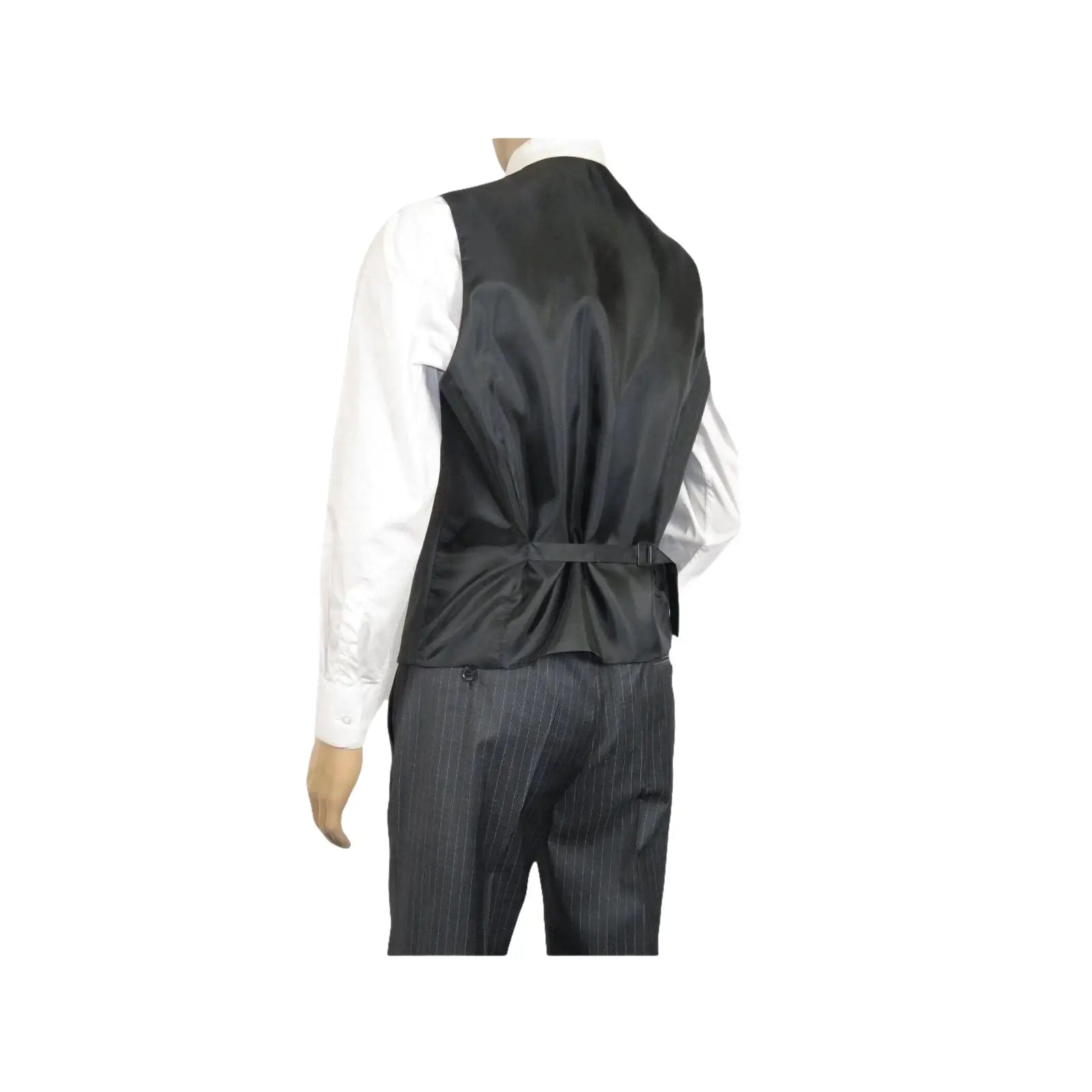 Men Suit BERLUSCONI Turkey 100% Italian Wool Super 180's Vested #Ber2 Charcoal - J.Valintin Men's Wear Legend - 98482