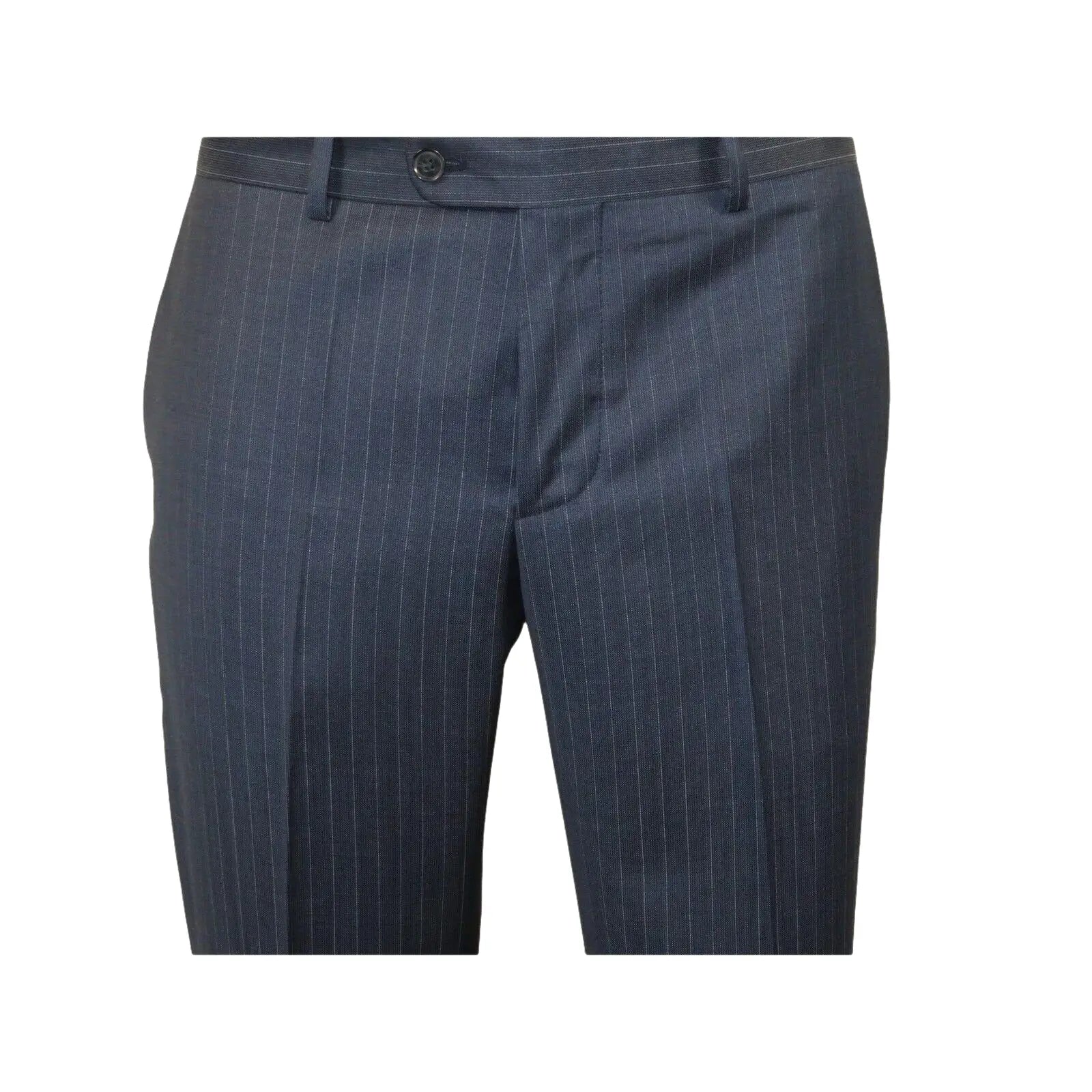 Men Suit BERLUSCONI Turkey 100% Italian Wool Super 180's Vested #Ber3 Ink Blue - J.Valintin Men's Wear Legend - 98489