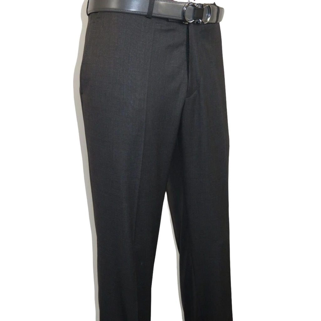 Men Suit BERLUSCONI Turkey 100% Soft Italian Wool Super 180's #Ber26 Gray Plaid - J.Valintin Men's Wear Legend - 100942