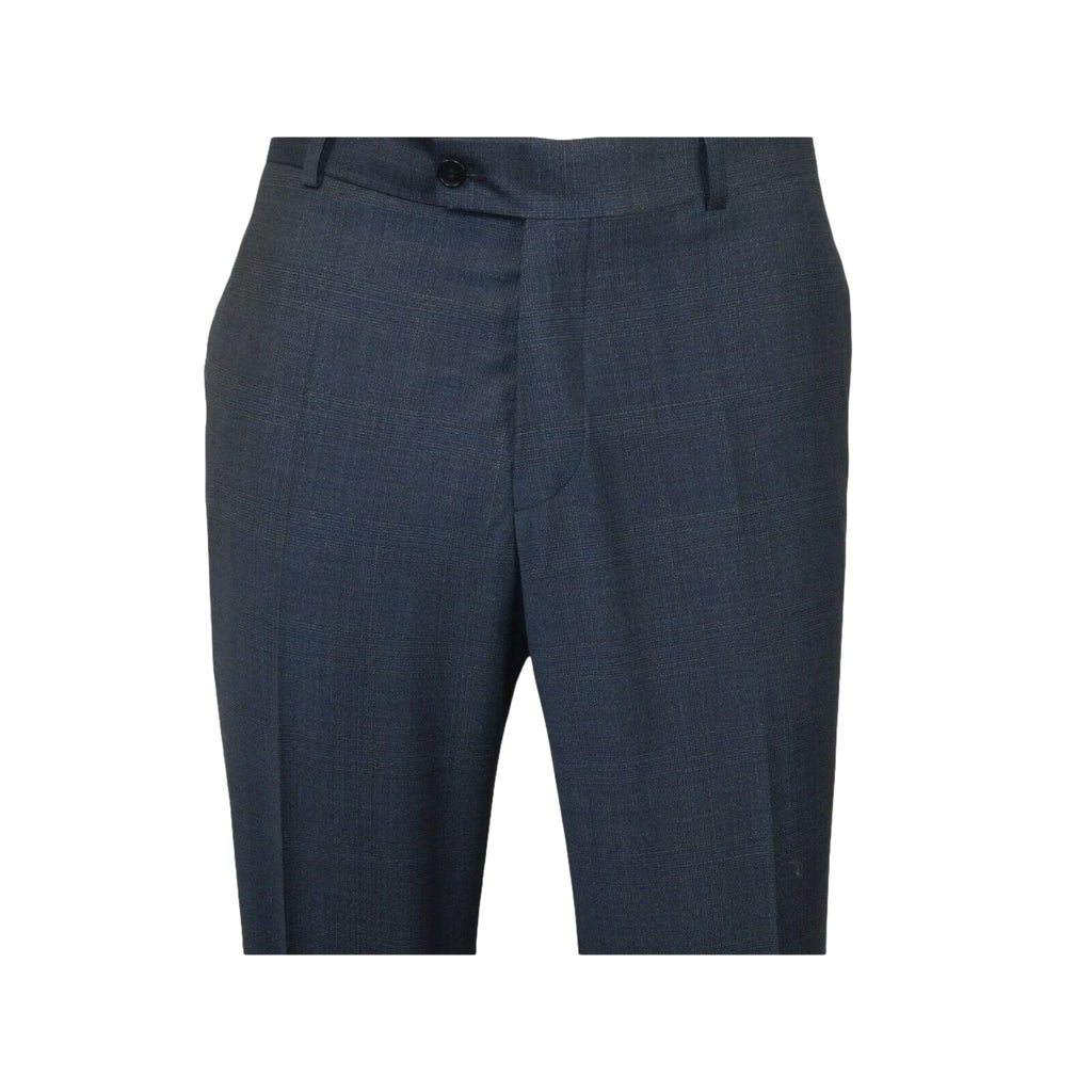 Men Suit BERLUSCONI Turkey 100% Soft Italian Wool Super 180's #Ber27 Navy Blue - J.Valintin Men's Wear Legend - 100949