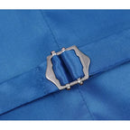 Men Suit Separate Vest V - neck Adjustable Size 5Button 201 - 20 Royal - J.Valintin Men's Wear Legend - 201 - 20 - Royal Vest - 36