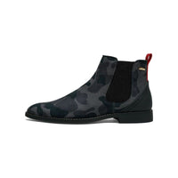 Men TAYNO Chelsea Chukka Micro Suede Soft Comfortable Boot Victorian Black Gray - J.Valintin Men's Wear Legend - 99471