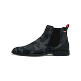 Men TAYNO Chelsea Chukka Micro Suede Soft Comfortable Boot Victorian Black Gray - J.Valintin Men's Wear Legend - 99471