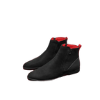 Men TAYNO Chelsea Chukka Micro Suede Soft Comfortable Zip up Boot Coupe Black - J.Valintin Men's Wear Legend - 99561