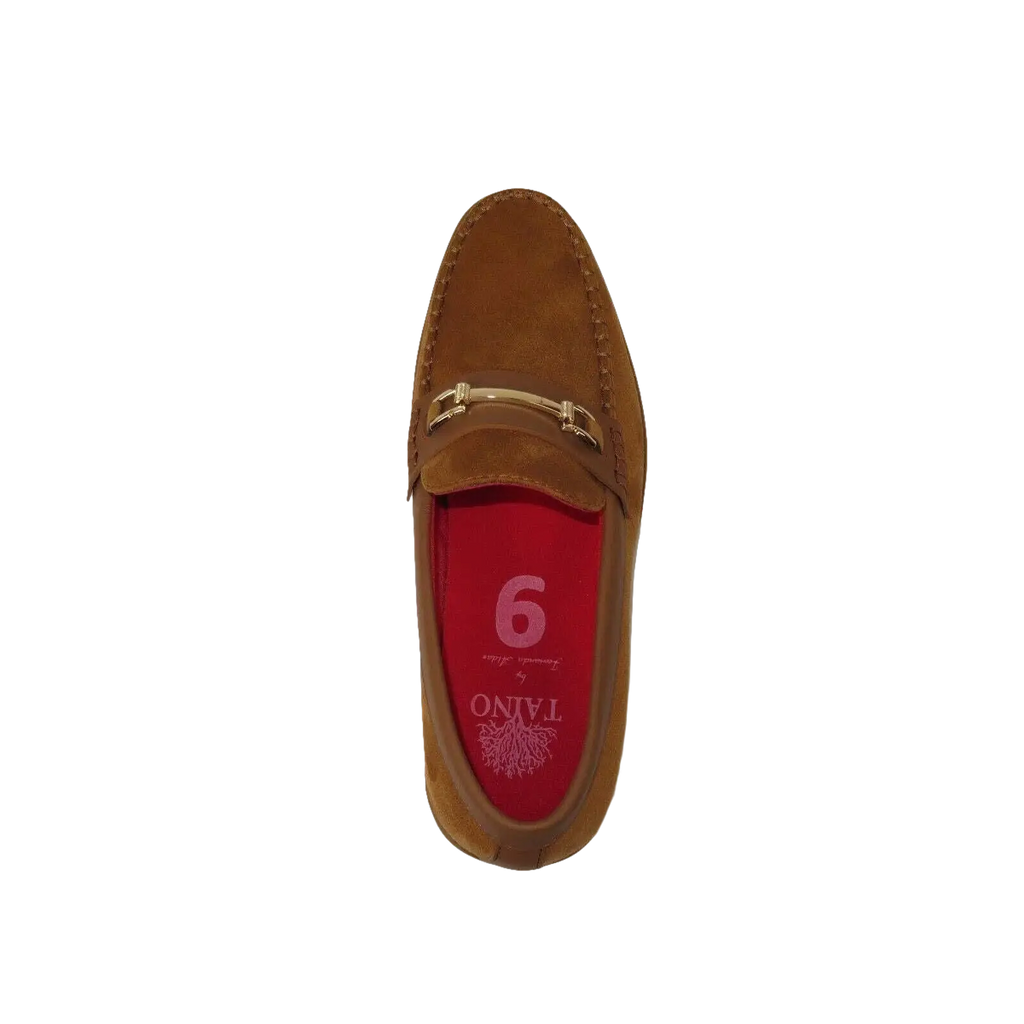 Men Tayno Dressy Casual Penny Loafer Soft Micro Suede Comfortable Drive Camel - J.Valintin Men's Wear Legend - 99604