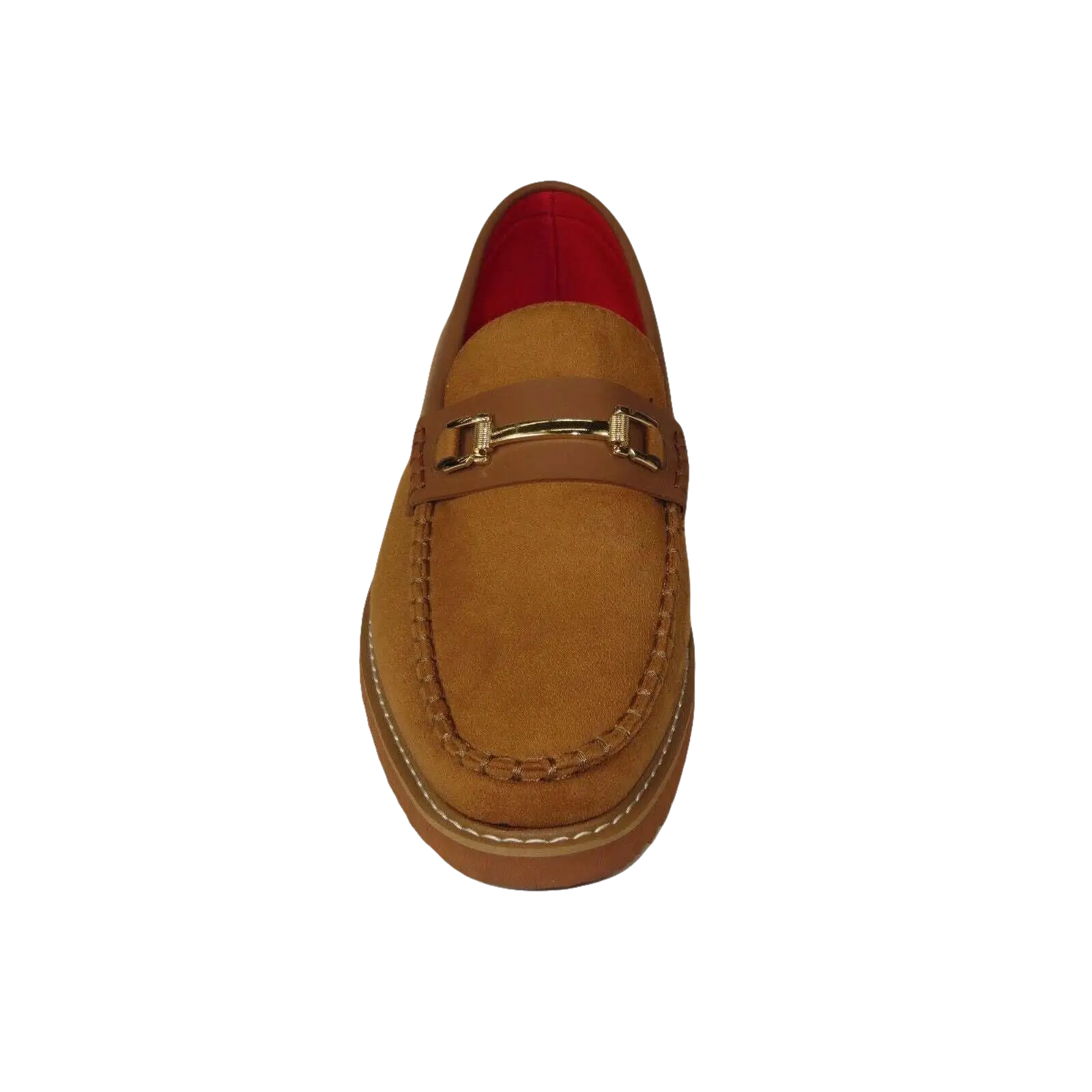 Men Tayno Dressy Casual Penny Loafer Soft Micro Suede Comfortable Drive Camel - J.Valintin Men's Wear Legend - 99604