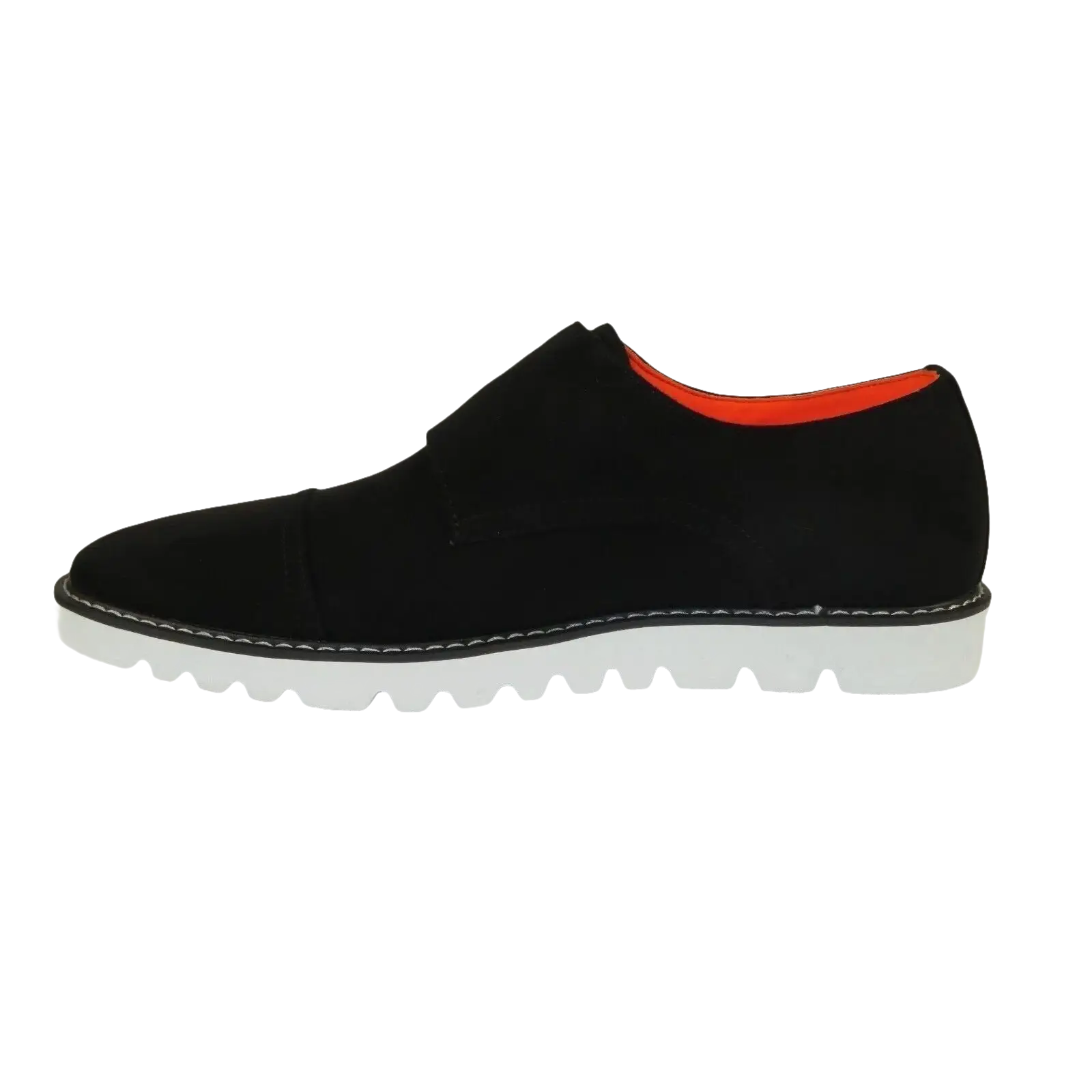 Men Tayno Dressy Casual Soft Suede Comfortable Double Buckle #Freshman Black - J.Valintin Men's Wear Legend - 100885