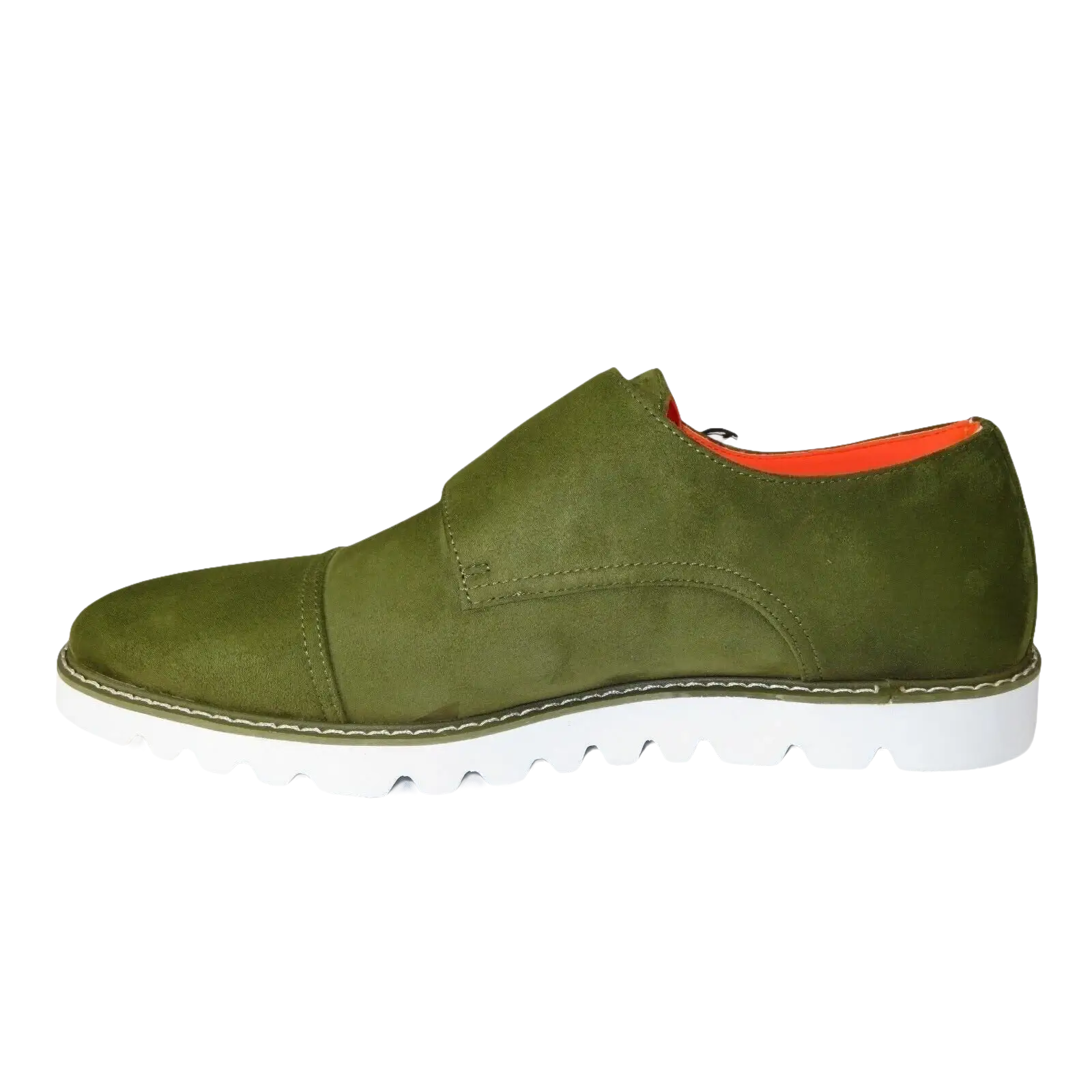 Men Tayno Dressy Casual Soft Suede Comfortable Double Buckle #Freshman Green - J.Valintin Men's Wear Legend - 100909