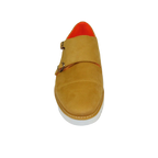 Men Tayno Dressy Casual Soft Suede Comfortable Double Buckle #Freshman Yellow - J.Valintin Men's Wear Legend - 100897