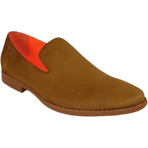 Men Tayno Dressy Casual Soft Suede Comfortable Slip on Loafer #ALPHA S Camel - J.Valintin Men's Wear Legend - 100873