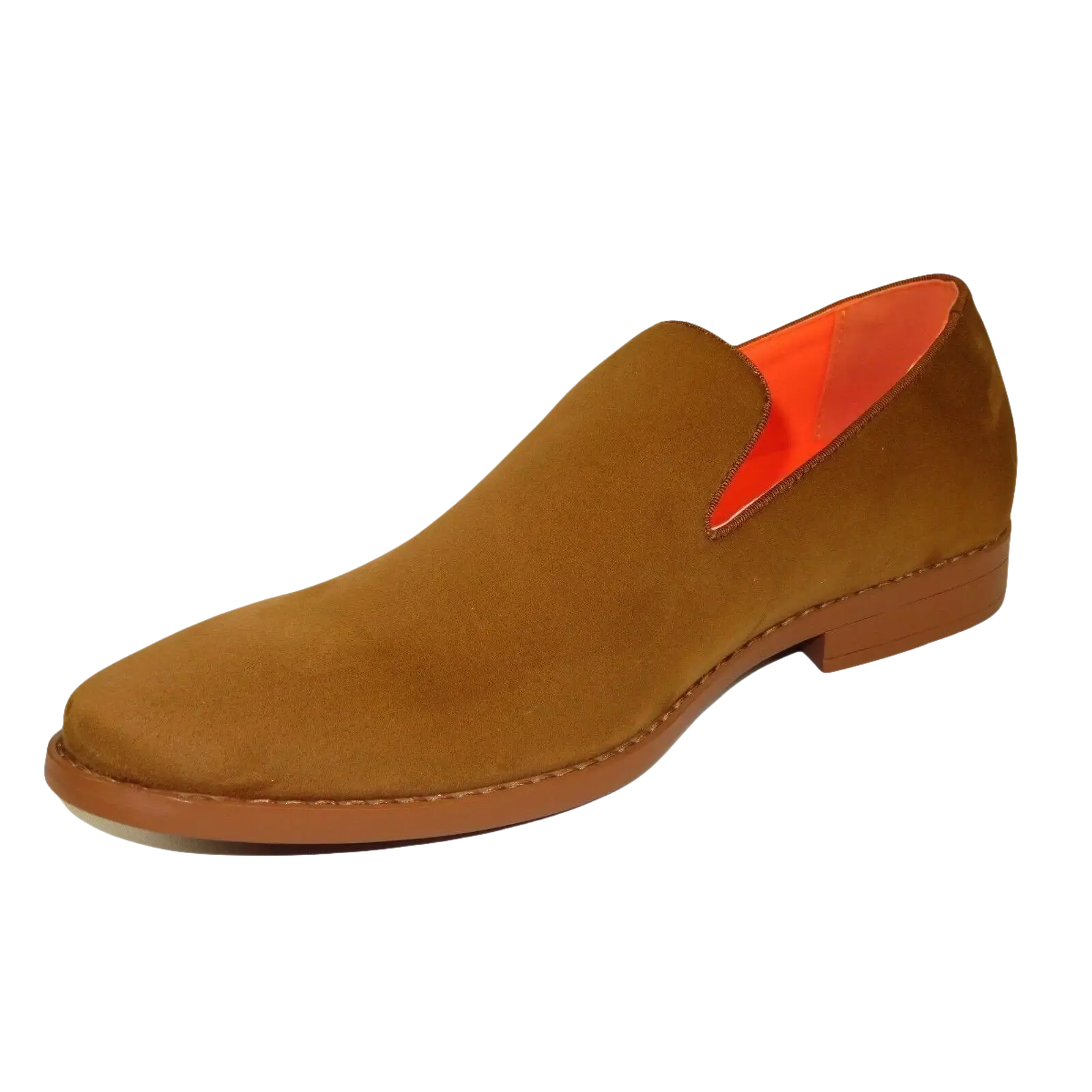 Men Tayno Dressy Casual Soft Suede Comfortable Slip on Loafer #ALPHA S Camel - J.Valintin Men's Wear Legend - 100873