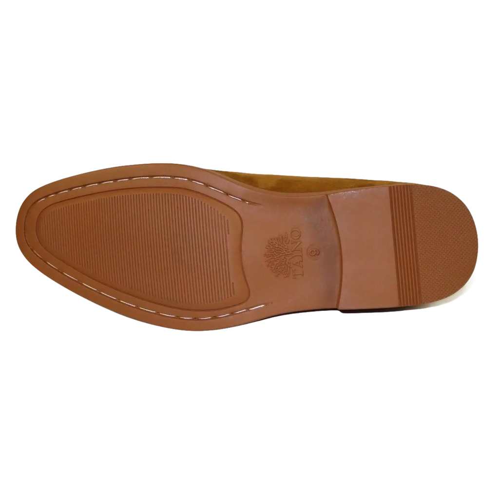 Men Tayno Dressy Casual Soft Suede Comfortable Slip on Loafer #ALPHA S Camel - J.Valintin Men's Wear Legend - 100873