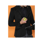 Men Wessi by J.Valintin Turkey Flannel Jacket Peak Lapel One Button 10 - 01 Black - J.Valintin Men's Wear Legend - 72076